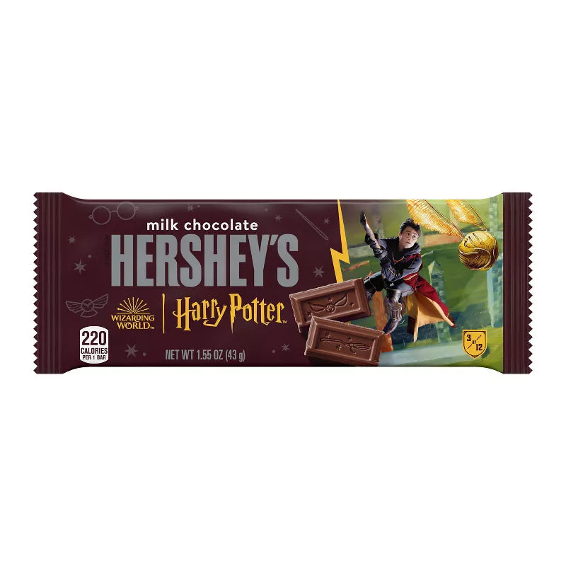 HERSHEY'S Milk Chocolate Harry Potter Halloween Candy Bars - 9.3oz/6ct