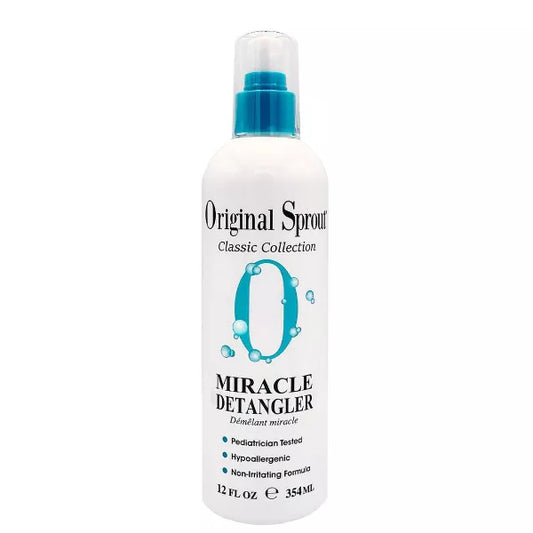 Original Sprout Miracle Detangler (12 oz XXL Spray) Easily Brushes Through | For Babies & Adults | For All Hair Types & Textures