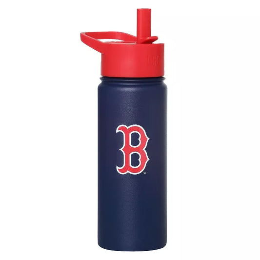 Wildkin MLB Major League Baseball 18 oz Insulated Stainless Steel Water Bottle BPA-Free, Leakproof, Insulated, Easy-Clean