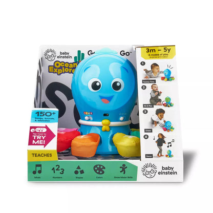 Baby Einstein Go Opus Go 4-in-1 Crawl and Chase Baby Learning Toy