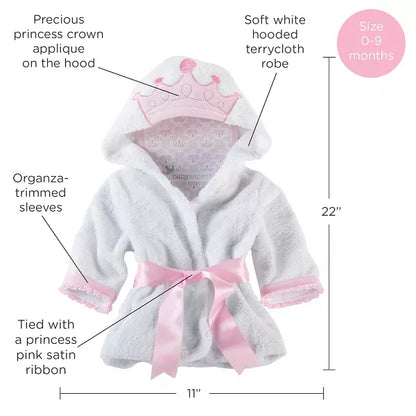 Baby Aspen "Little Princess" Hooded Spa Robe | BA14028NA
