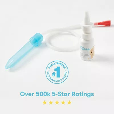 Frida Baby Baby Nasal Aspirator NoseFrida The Snotsucker All-Natural Saline Nasal Spray - 12ct