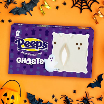 Peeps Halloween Marshmallow Ghosts Candy - 1.5oz/3ct