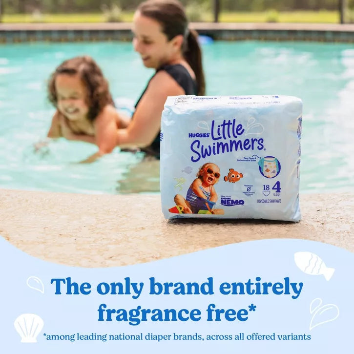 Huggies Little Swimmers Baby Swim Disposable Diapers - (Select Size and Count)