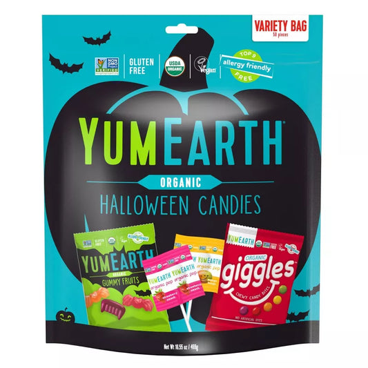 YumEarth Halloween Organic Candies Variety Bag