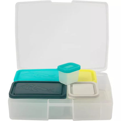 Bentology Lunch Box Set w 5 Removable Nesting Containers- Adaptable Inner Compartment Portion Sizes - Leakproof Durable & BPA Free- Dishwasher Safe