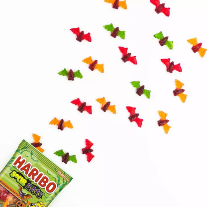 HARIBO Halloween Sour Vampire Bats Gummy Candy - 4oz