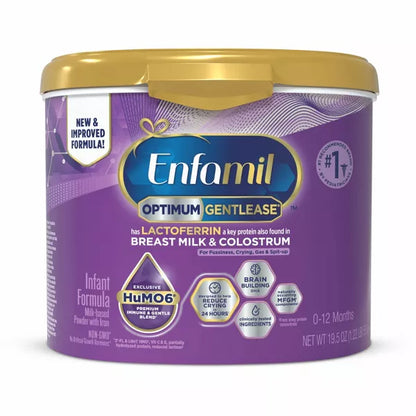 Enfamil Optimum Gentlease Powder Infant Formula - 19.5oz