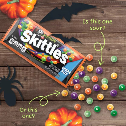 Skittles Shriekers Sour Halloween Candy Share Size - 3.6oz