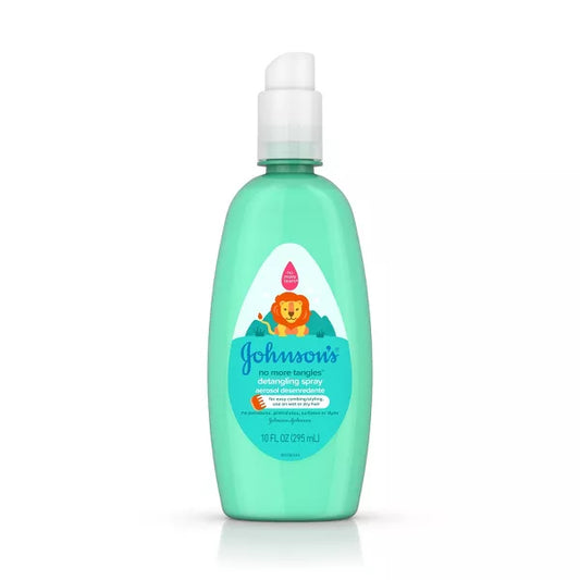 Johnson's No More Tangles Toddler & Kids Hair Detangling Spray to Unlock Knots in Hair - 10 fl oz