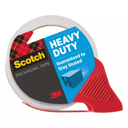 Scotch Heavy Duty Shipping Packing Tape 1.88 in. x 54.6 yd -  1 Count Tape Roll with Dispenser