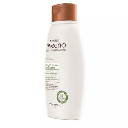 Aveeno Scalp Soothing Oat Milk Blend Conditioner Moisturizing Daily Hair Conditioner - 12 fl oz