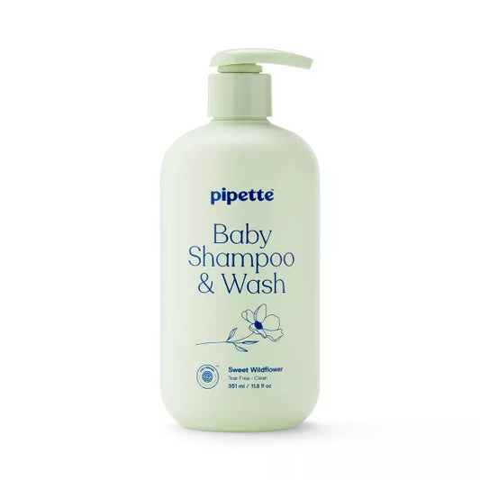 Pipette Baby Shampoo + Wash Sweet Wildflower - 11.8 fl oz