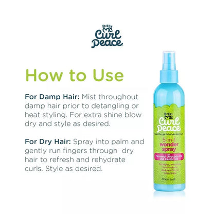 Just For Me Curl Peace Kids 5-in-1 Wonder Spray - 8 fl oz