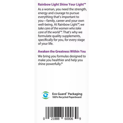Rainbow Light Prenatal Daily Duo Multivitamin Dietary Supplement Tablets and Softgels - 60ct