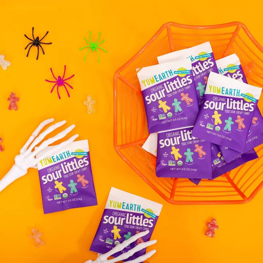 YumEarth Halloween Sour Littles Laydown Bag Candy