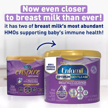 Enfamil Optimum Gentlease Powder Infant Formula - 19.5oz