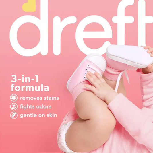 Dreft Stage 1: Newborn HE Compatible Hypoallergenic Baby Liquid Laundry Detergent