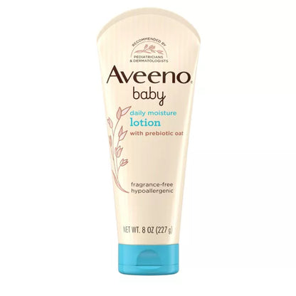 Aveeno Baby Daily Moisture Body Lotion for Delicate Skin with Natural Colloidal Oatmeal & Dimethicone - 8oz