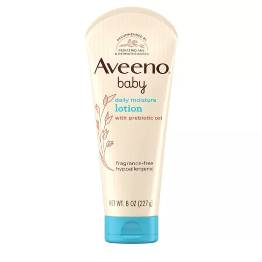 Aveeno Baby Daily Moisture Body Lotion for Delicate Skin with Natural Colloidal Oatmeal & Dimethicone - 8oz