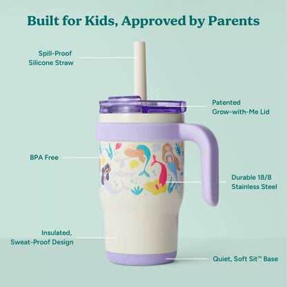 Reduce 14oz Coldee Vacuum Insulated Stainless Steel Straw Tumbler