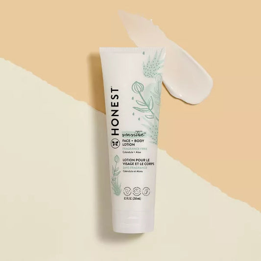 The Honest Company Sensitive Face + Body Lotion Fragrance Free - 8.5 fl oz