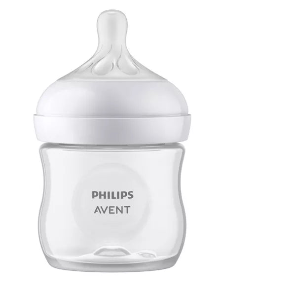 Philips Avent Natural Baby Bottle with Natural Response Nipple - Clear - 4oz