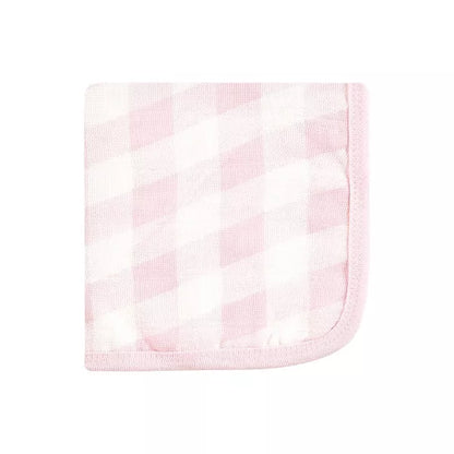 Hudson Baby Infant Girl Cotton Muslin Washcloths, Enchanted Forest, One Size