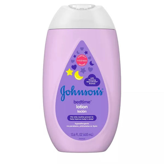 Johnson's Moisturizing Bedtime Baby Body Lotion with Coconut Oil  & Natural Calm Aromas -13.6oz