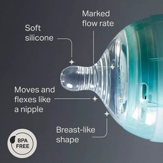 Tommee Tippee Advanced Anti-Colic Baby Bottle Nipples - 2pk
