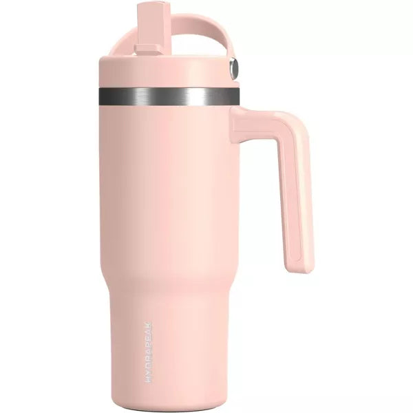 Hydrapeak Kids Voyager 18 Oz Stainless Steel Tumbler With Handle and Spill Proof Straw Lid