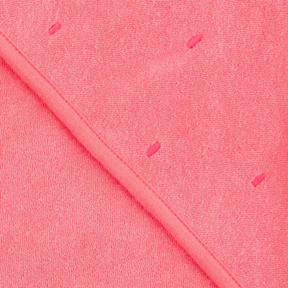 Carter's Just One You, Baby Strawberry 2pk Towel - Pink: Hooded Terry Cotton & Polyester, 29"x29"