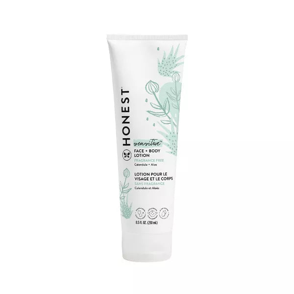 The Honest Company Sensitive Face + Body Lotion Fragrance Free - 8.5 fl oz