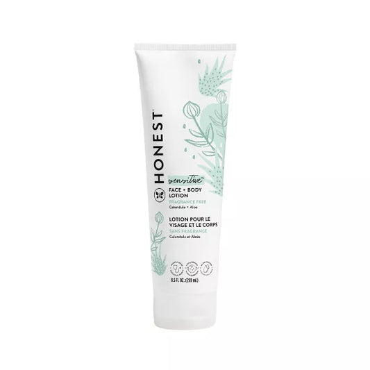 The Honest Company Sensitive Face + Body Lotion Fragrance Free - 8.5 fl oz