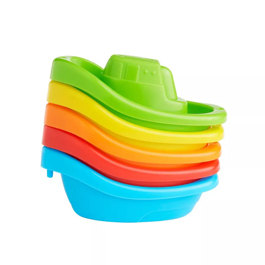 Munchkin Fleet Of Five Boats Bath Toy