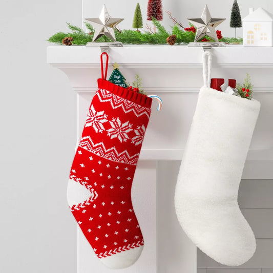 Christmas stocking accessory – designed to enhance holiday décor and securely hold stockings in place