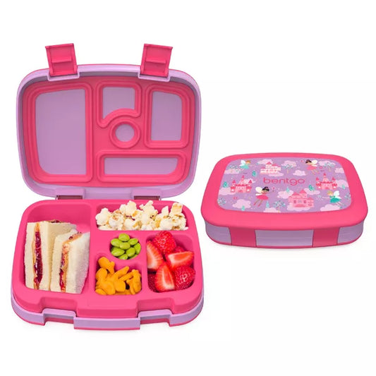 Bentgo Kids' Prints Leakproof, 5 Compartment Bento-Style Lunch Box