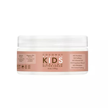 SheaMoisture Coconut & Hibiscus Kids' Curling Hair Butter Cream - 6oz