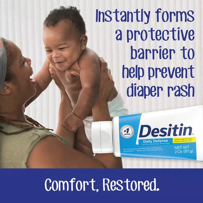 Desitin Daily Defense Baby Diaper Rash Cream with Zinc Oxide - 4oz