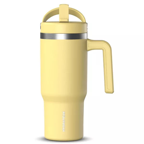 Hydrapeak Kids Voyager 18 Oz Stainless Steel Tumbler With Handle and Spill Proof Straw Lid