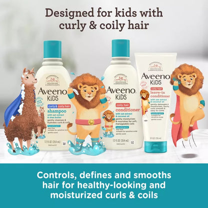 Aveeno Kids' Coily Hair Conditioner - 12 fl oz