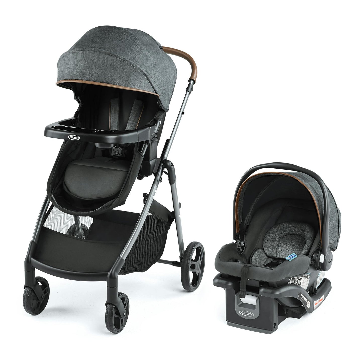 Baby stroller – rugged all-terrain stroller for babies and toddlers, ideal for outdoor runs, walks, and active family outings