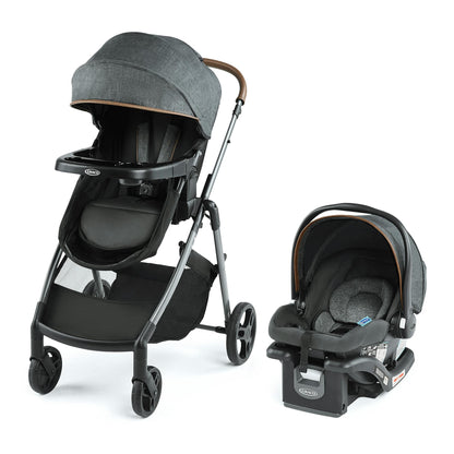 Baby stroller – rugged all-terrain stroller for babies and toddlers, ideal for outdoor runs, walks, and active family outings