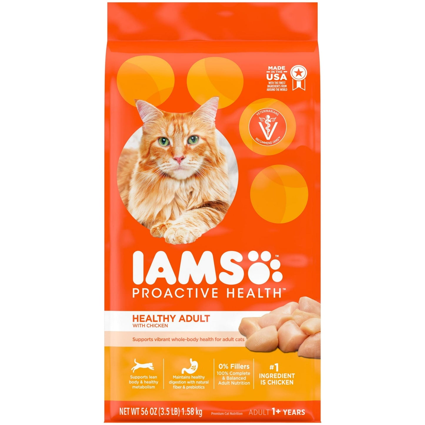 Pet dry cat food – wholesome nutrition for regular feeding to help support energy and overall health