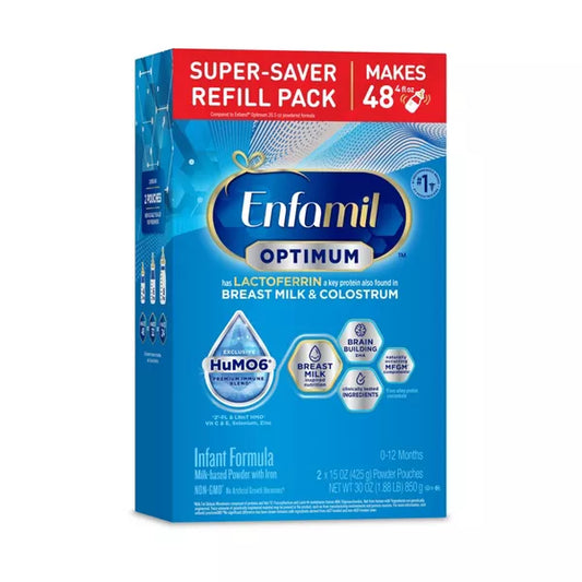 Infant formula powder designed to provide complete nutrition for babies