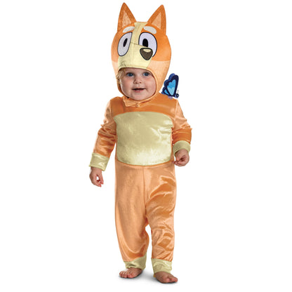 Kids Orange Cartoon Animal Halloween Costume – Cute Hooded Outfit with Ears and Tail 3