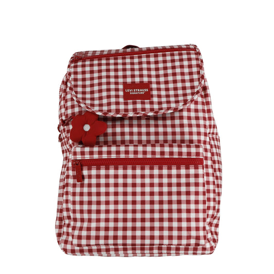 Women's top loader backpack featuring a roomy main compartment for laptops, books, and daily essentials.