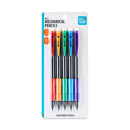 Mechanical pencils with refillable lead for writing and drawing