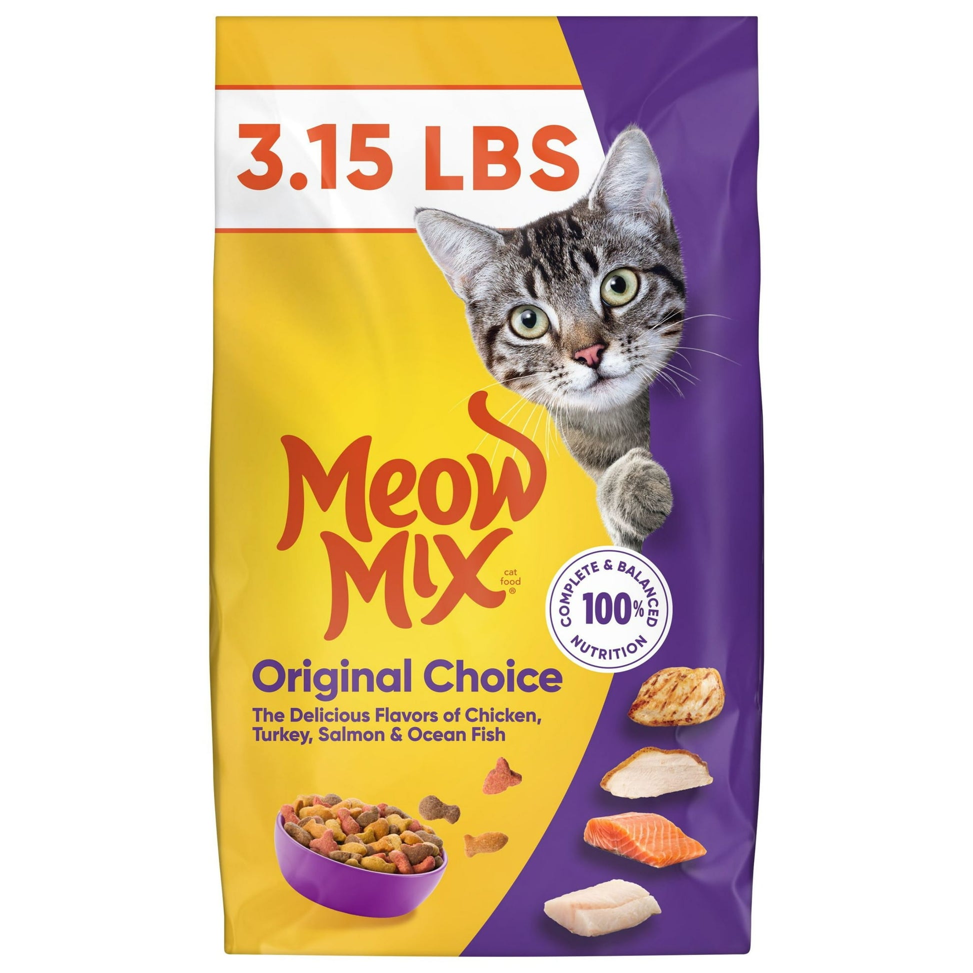 Pet dry cat food – wholesome nutrition for regular feeding to help support energy and overall health