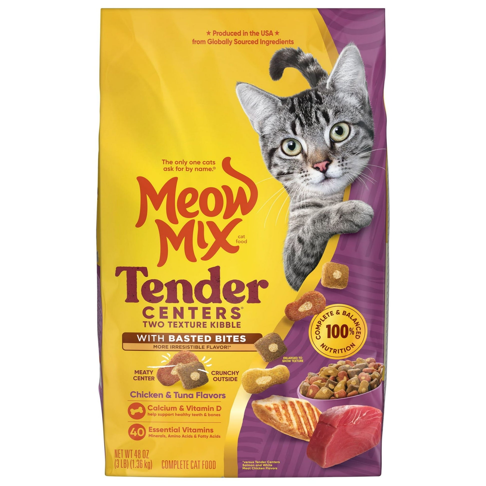Pet dry cat food – wholesome nutrition for regular feeding to help support energy and overall health